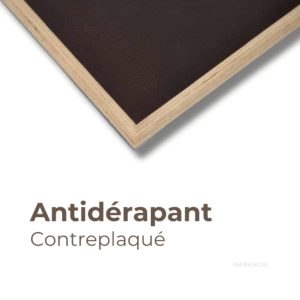 Panneau en contreplaqué antidérapant – Découpe sur mesure, surface sécurisée et résistante avec dimensions personnalisées.