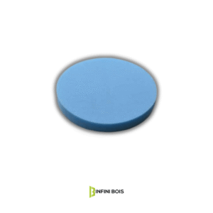 PAD Mousse RMC Bleu auto-agrippant pour application d’huile Rubio Accessoire pour ponceuse excentrique et orbitale 150 mm Application uniforme de l’huile pour bois avec PAD Mousse RMC Bleu PAD mousse bleu pour une finition parfaite du bois huilé Infini Bois, spécialiste des accessoires de protection bois