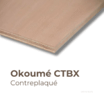 Panneau en contreplaqué okoumé CTBX – Découpe sur mesure, bois résistant à l’humidité avec dimensions personnalisées.