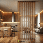 Claustra bois sur mesure | Séparation élégante en bois | Infini Bois